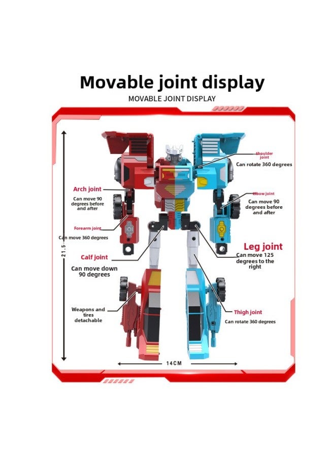Large Deformation Toy Children's Robot Car Airplane Model Puzzle Manual Transformation 3 King Kong Boy-color:Xuanbing God Of War  Can Be Closed And Detachable - Image 4