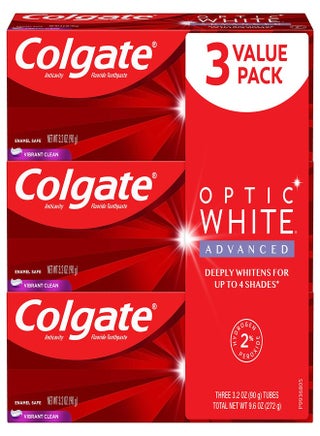 Colgate Optic White Advanced Teeth Whitening Toothpaste, Vibrant Clean, 3.2 Ounce Tube, 3 Pack - pzsku/Z7C3B3AF88FDF661B2CCFZ/45/1757309717/76180eca-ebf7-4e04-84a9-80a80db4ae72