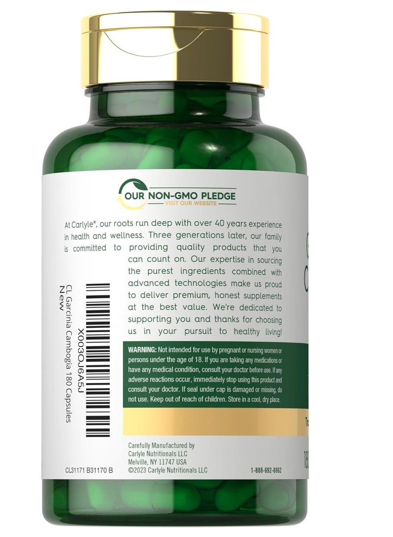 مستخلص جارسينيا كامبوجيا 3000 مجم، 180 كبسولة - Image 3