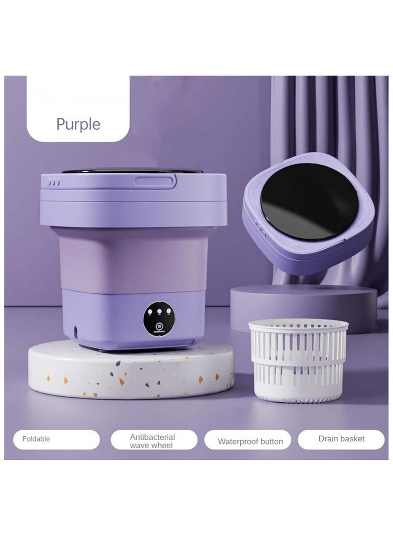Portable Foldable Washing Machine 8L, Compact & Efficient  Assorted  - Image 4