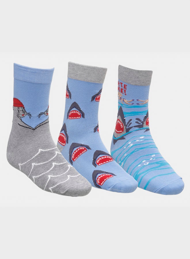 Kheyoot JAWS PREMIERE Set Of 3 Socks - Image 1