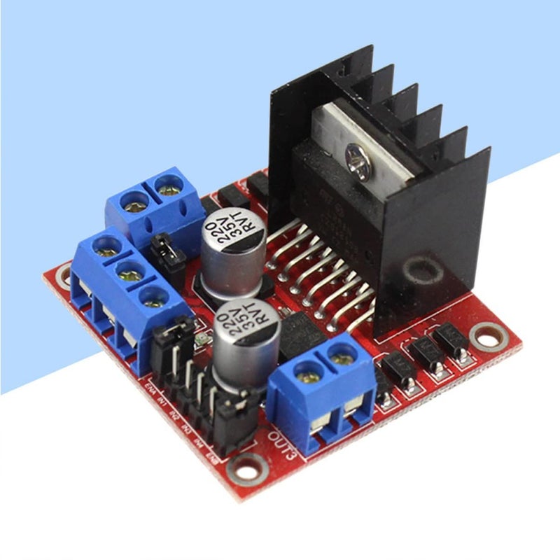 L298N Dual H Bridge Stepper Motor Driver Module 5 35V DC Controller Board for Robotics Smart Cars - Image 4