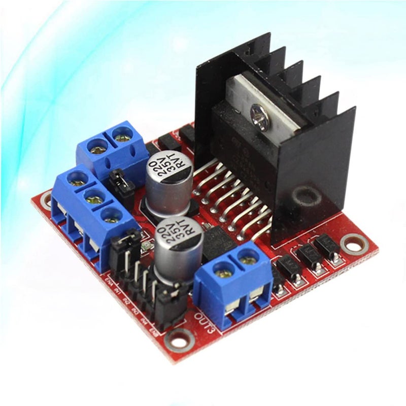 L298N Dual H Bridge Stepper Motor Driver Module 5 35V DC Controller Board for Robotics Smart Cars - Image 5