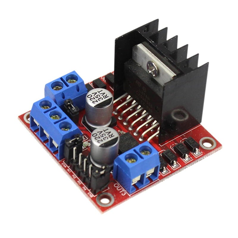 L298N Dual H Bridge Stepper Motor Driver Module 5 35V DC Controller Board for Robotics Smart Cars - Image 2