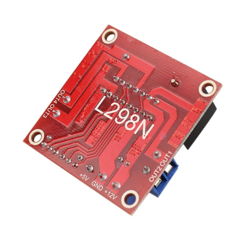 L298N Dual H Bridge Stepper Motor Driver Module 5 35V DC Controller Board for Robotics Smart Cars - Image 3