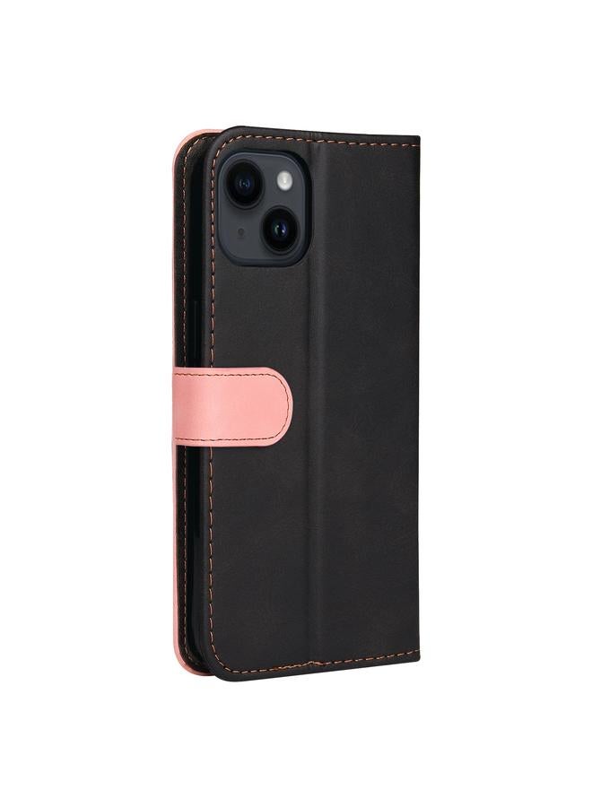 إيروريكس جراب هاتف iPhone 15 مصنوع من الجلد بلون مخيط - Image 3