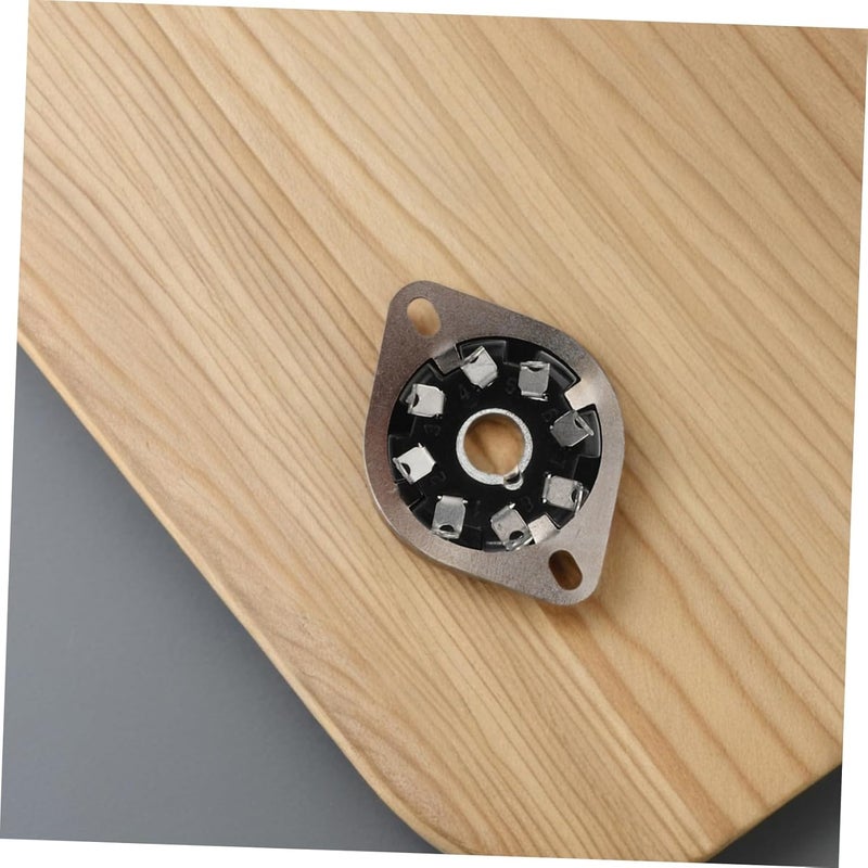 Toyvian 5pcs Pin Tube Socket Base for Valve Amplifiers Enhanced Conductivity and High Heat Resistance Compatible Audio Upgrade Parts - Image 5