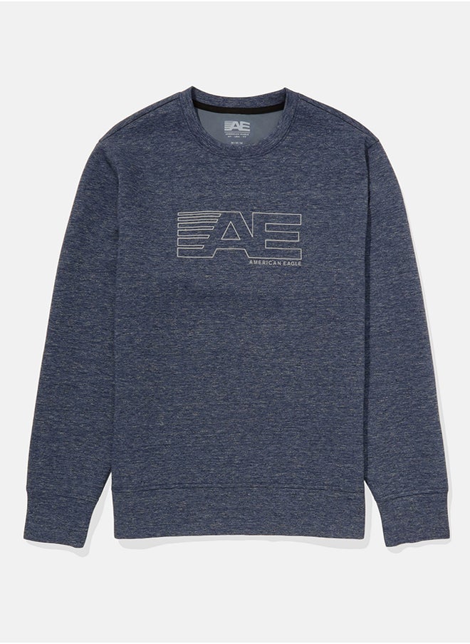 American Eagle - 24/7 Good Vibes Crew Neck Sweatshirt - Image 1