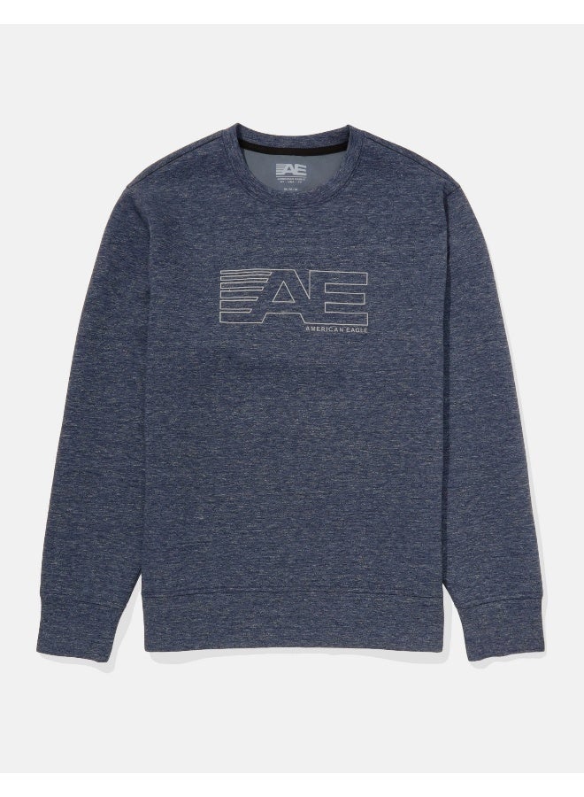 American Eagle 24/7 Good Vibes Crew Neck Sweatshirt  - Image 3