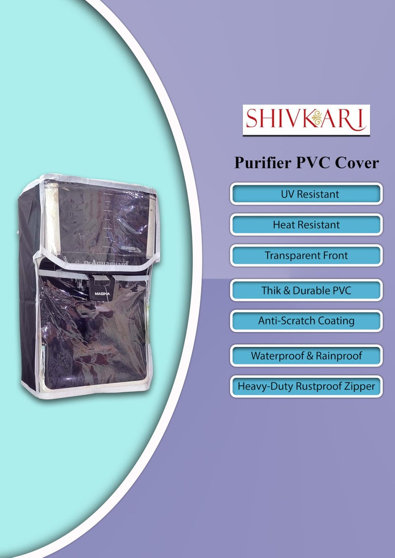 SHIVKARI Plastic Body Protective Cover for Eureka Forbes Aquaguard Magna Mineral RO+MF Alkaline Water Purifier, RO+MF Model Waterproof & Dustproof Water Purifier RO Body Cover - Image 3