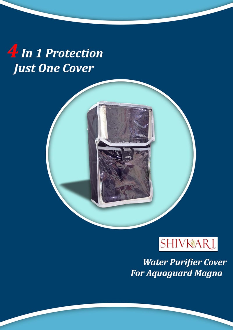 SHIVKARI Plastic Body Protective Cover for Eureka Forbes Aquaguard Magna Mineral RO+MF Alkaline Water Purifier, RO+MF Model Waterproof & Dustproof Water Purifier RO Body Cover - Image 4