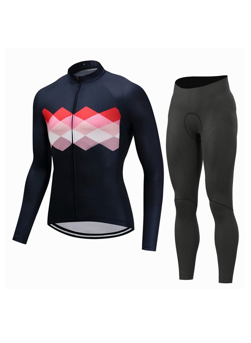 KUYING Outdoor Mountain Bike Road Bike Riding Suit Set 