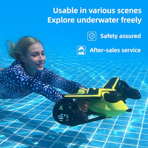 WATERHYTHM F2 Underwater Scooter, Sea Scooter 500W Dual Motors with Action Camera Mount and Selfie Stick Mount for Adults, Water Scooter 30M Waterproof for Scuba Snorkeling Pool Sea Adventures (Red) - Image 5