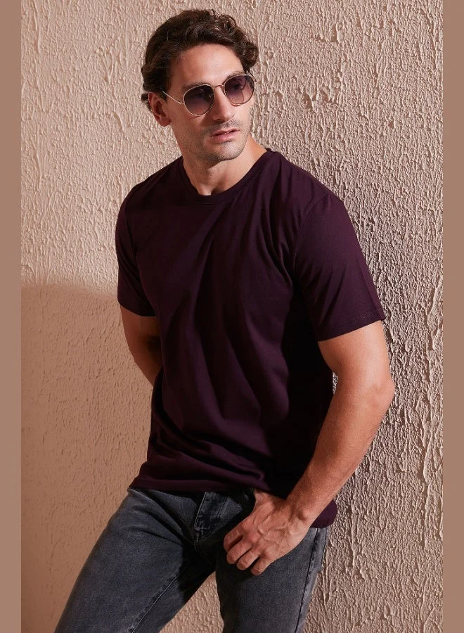 Buratti  Buratti Cotton Regular Fit Crew Neck T Shirt Men's T SHIRT 59020204 for Men | Best Price UAE