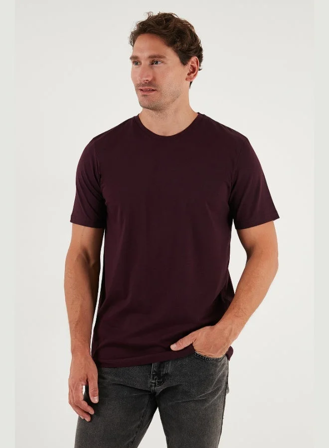 Buratti  Buratti Cotton Regular Fit Crew Neck T Shirt Men's T SHIRT 59020204 for Men | Best Price UAE