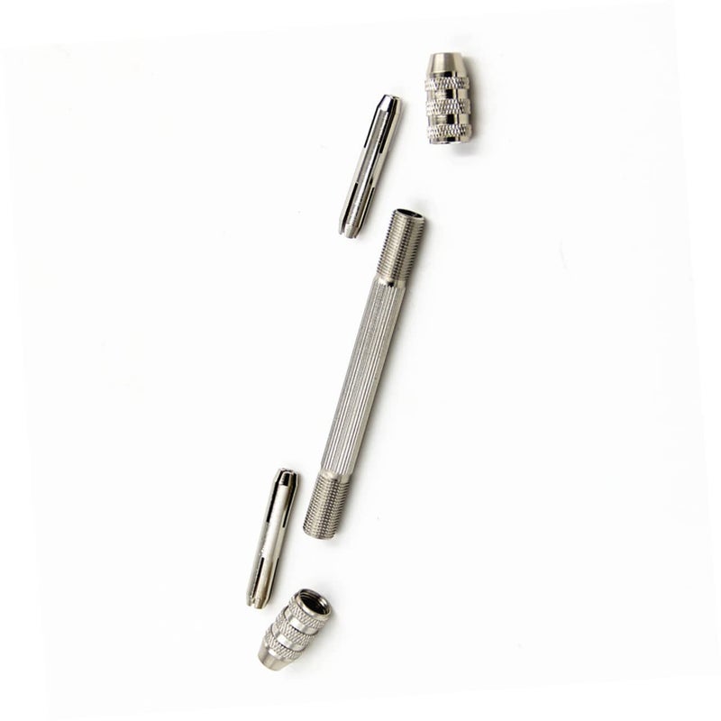 Double Headed Hand Drill Manual Handheld Woodworking Twist Drill Set - Image 3