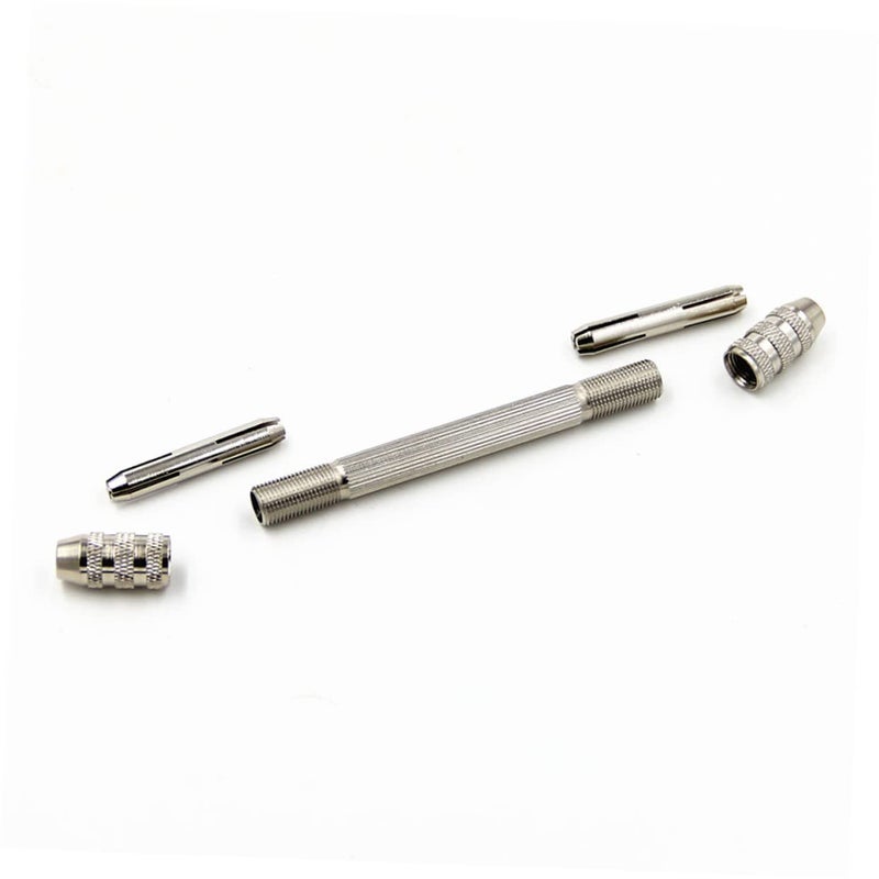 Double Headed Hand Drill Manual Handheld Woodworking Twist Drill Set - Image 2
