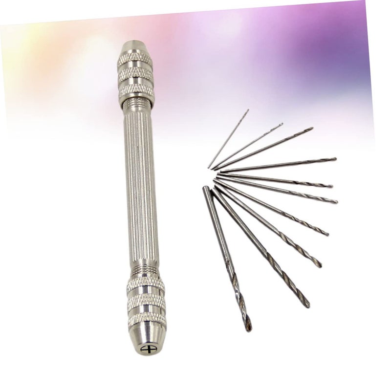 Double Headed Hand Drill Manual Handheld Woodworking Twist Drill Set - Image 4