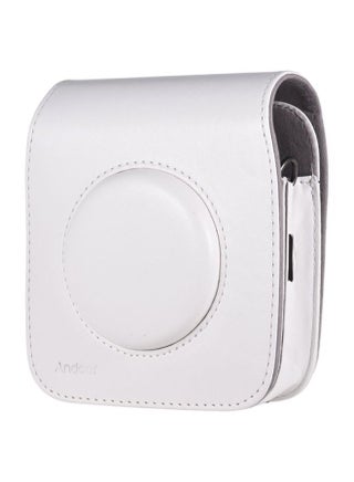 PU Leather Camera Case Bag With Adjustable Shoulder Strap 12.5x5.5x10.5cm White - pzsku/Z7C3BD20851B769C15635Z/45/_/1684913991/b7dc6770-f12c-4a14-809e-bb8d399540d7
