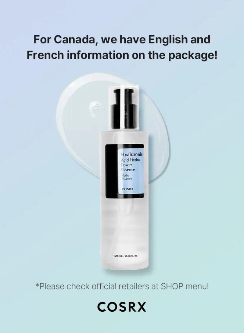 COSRX Hyaluronic Acid Hydra Power Essence - Intense Hydration For Dewy Plump Skin 100ml - Image 4