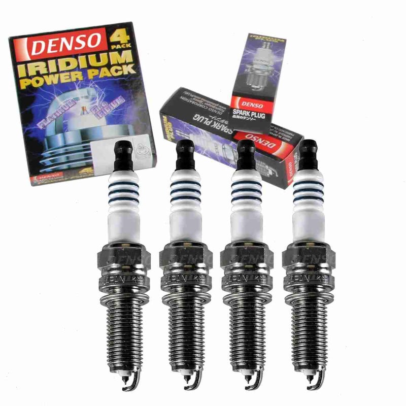 4 pc DENSO Iridium Power Spark Plugs compatible with Hyundai Veloster 16L L4 20122014