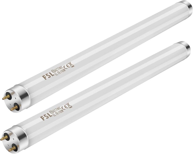FUNI 2 Pack Replacement 10W UV Light Bulb for 20W Electric Bug Zapper,13inch 10W Pest Killer Replacement Bulbs,UV T8 Mosquito Zapper Lamp Light Ultraviolet Tube for 20 Watt Insect Mosquito Zapper Killer - Image 1
