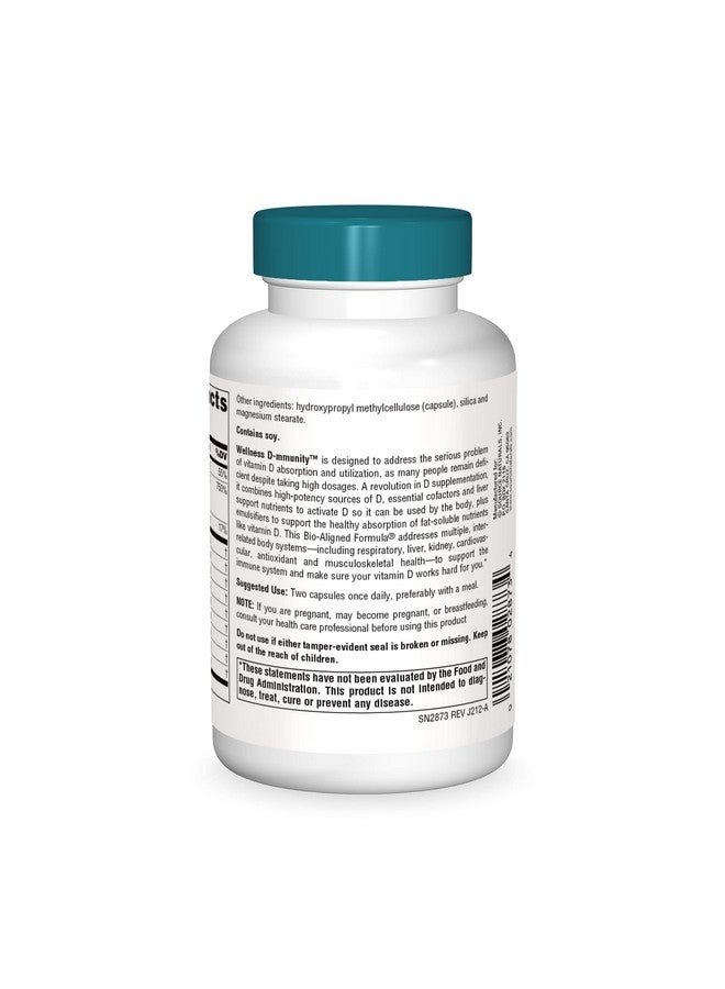Source Naturals Wellness Dmmunity Vitamin D 120 Vegetarian Capsules  - Image 3