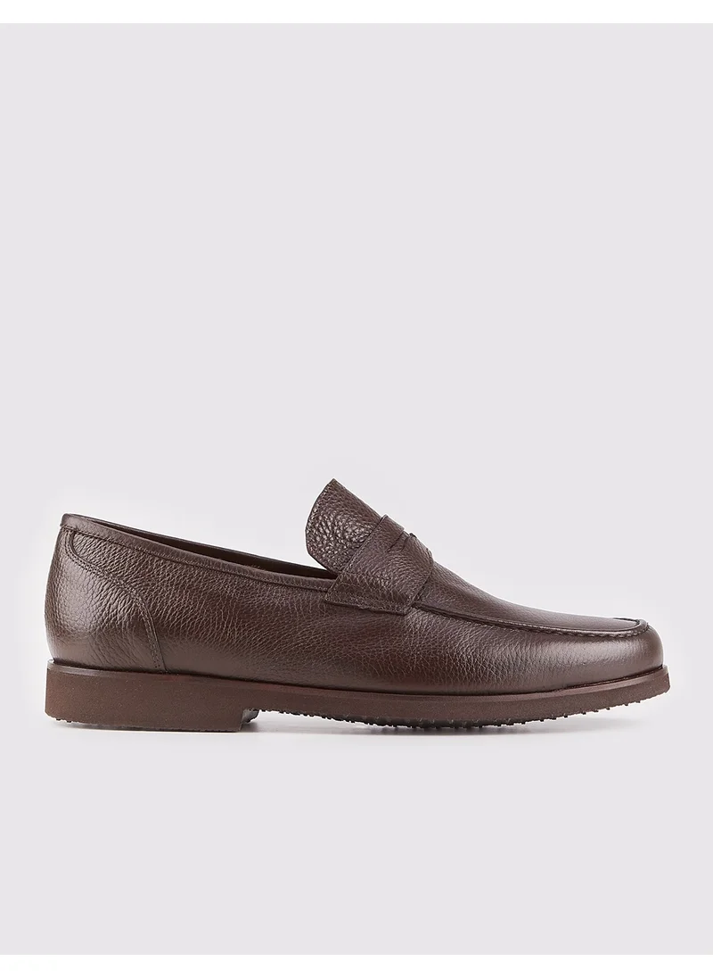 كاباني Leather Brown Men's Casual Shoes