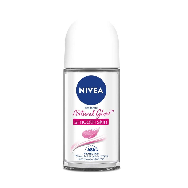 Nivea نيفيا رول أون توهج طبيعي للبشرة، 50 مل - Image 1