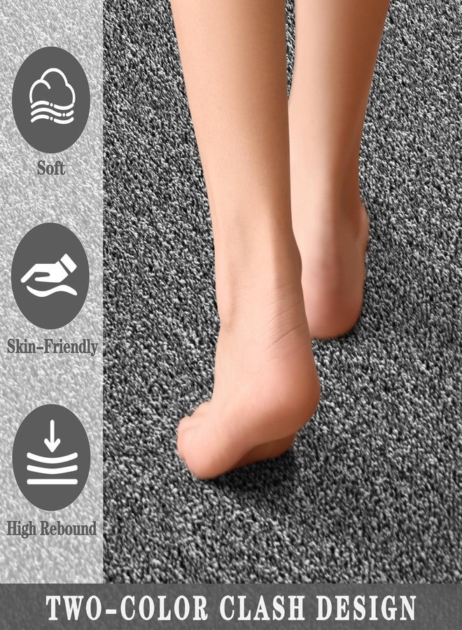 FALARK 4x6 Area Rugs for Bedroom Living Room, Dark Grey Soft Low-Pile Modern Indoor Thickened Memory Foam Non-Slip Washable Carpets for Kids Dorm Home Decor Rug - Image 5