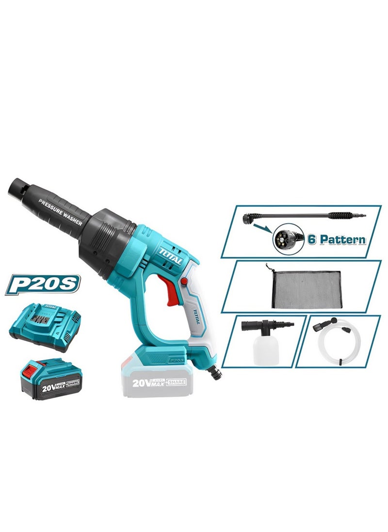 Total Tools TOTAL COREDLESS PRESSURE WASHER 20V 