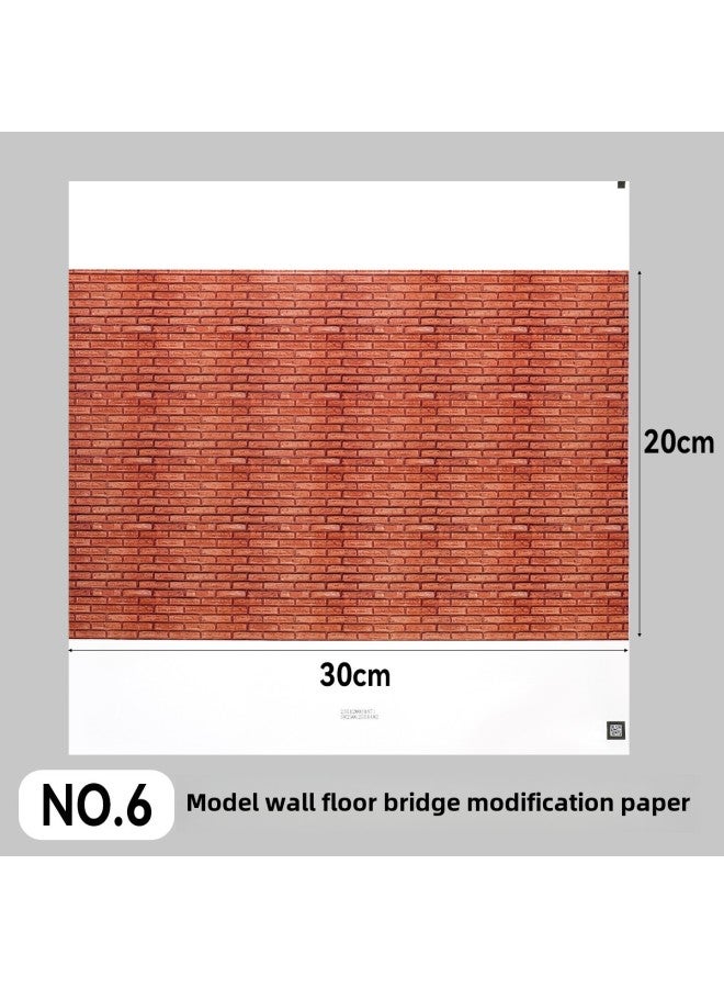 Microscopic Simulation Wall Decal Material Clear Adhesive Backing Multi-Size Plastic Building Model Decoration Sticker DIY-Color:QZ-6  - Image 1