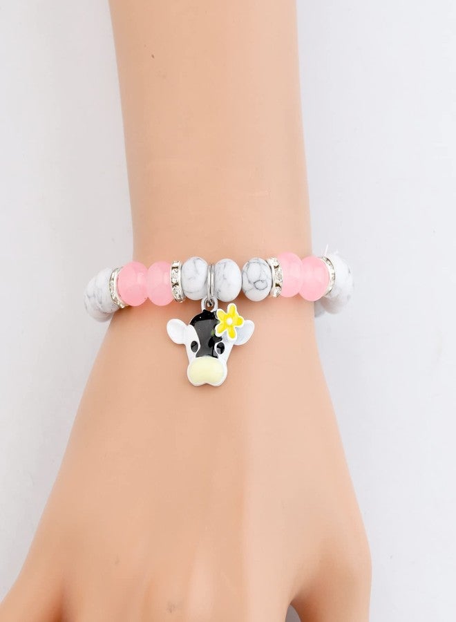 MAOFAED Cow Gift Cow Bracelet for Wome, Animal Bracelet, Animal Lover Gift, Farmer Mom Present - Image 4