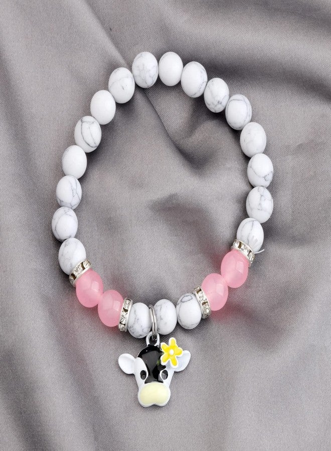 MAOFAED Cow Gift Cow Bracelet for Wome, Animal Bracelet, Animal Lover Gift, Farmer Mom Present - Image 3