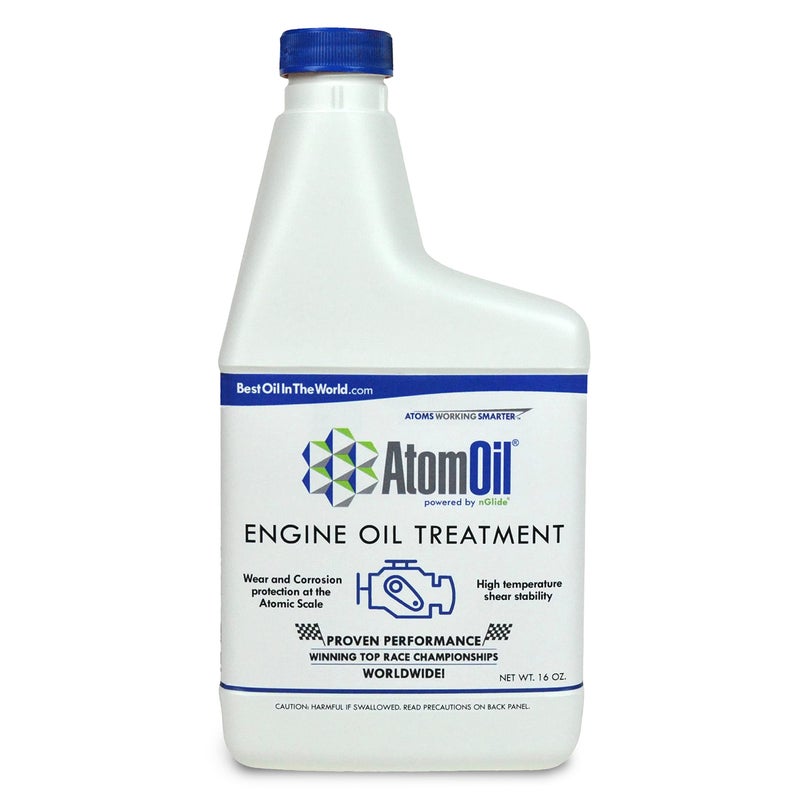 Atom Oil AtomOil Oil Additive for Car Engine and Protection Nano Technology Motor High Mileage Treatment Atomic Scale Protective Oil Treatment 16 Oz Bottle - Image 3