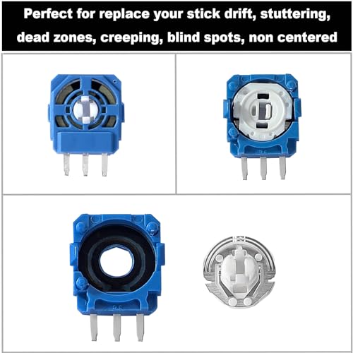 IKPEK 10pcs 2K3 Ohm Potentiometer Replacement for Dualsense PS5 Controller, Trim Pot Resistor Thumbstick Module Sensor for ALPS Analog Joystick - Image 4