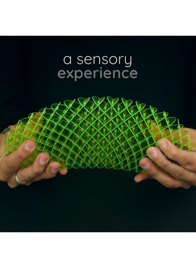 Morf Fidget Worm Toy - Desk Fidgets for Adults - Quiet Worm Fidget Toy Sensory Toys - Fun and Interactive Fidget Toy for Kids - USA Patent Pending Figgy Toys(Green, Big) - Image 3