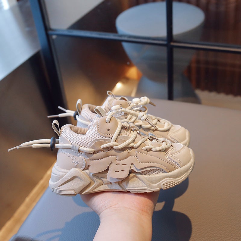 Mesh Sneakers Lightweight Flexible Sole Walking Shoes For Kids Indoor And Outdoor Activities - Image 1