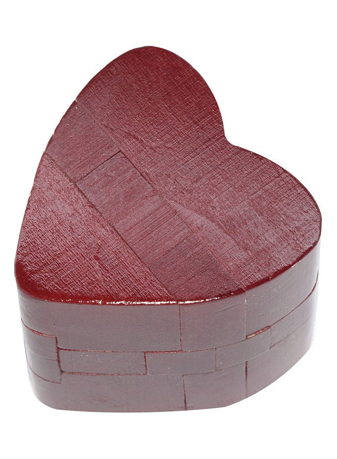 Heart Shape Wooden Luban Lock Puzzle Blocks Set - Image 1