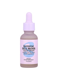 Lemme Lemme, Organic Sea Moss Liquid Drops, 1 fl oz (30 ml)  - Image 1