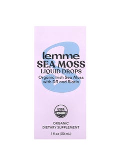 Lemme Lemme, Organic Sea Moss Liquid Drops, 1 fl oz (30 ml)  - Image 2