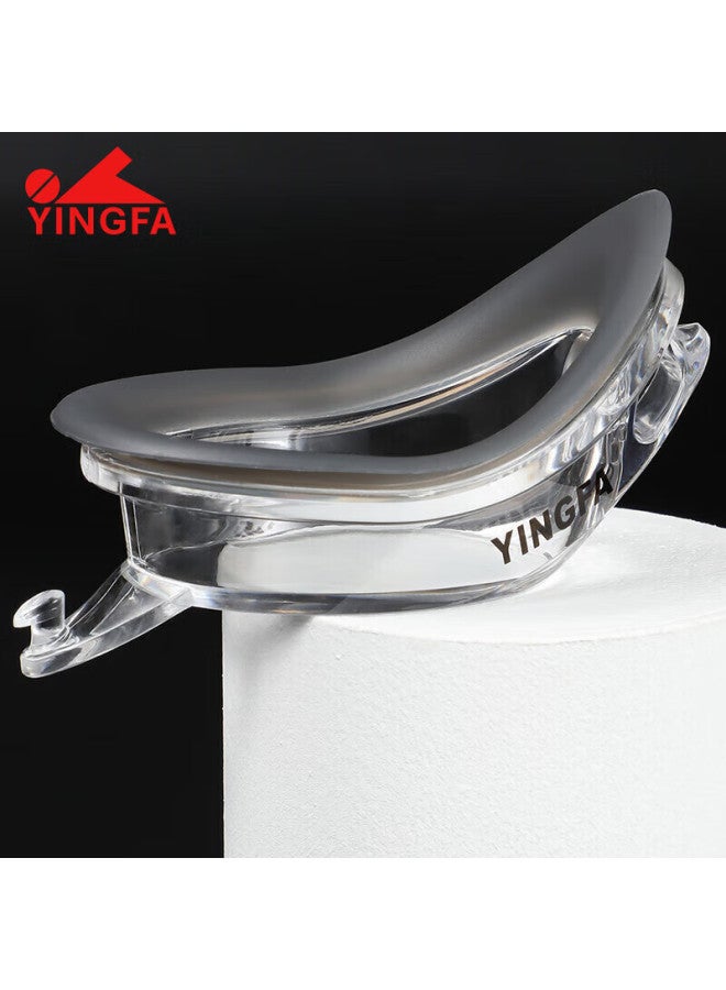Yingfa Swimming Goggles, High-definition Anti-fog, Racing Compeion Training, Small Frame, For Students, Men And Women, Swimming Gl, Y570af, Transparent Black - Image 2