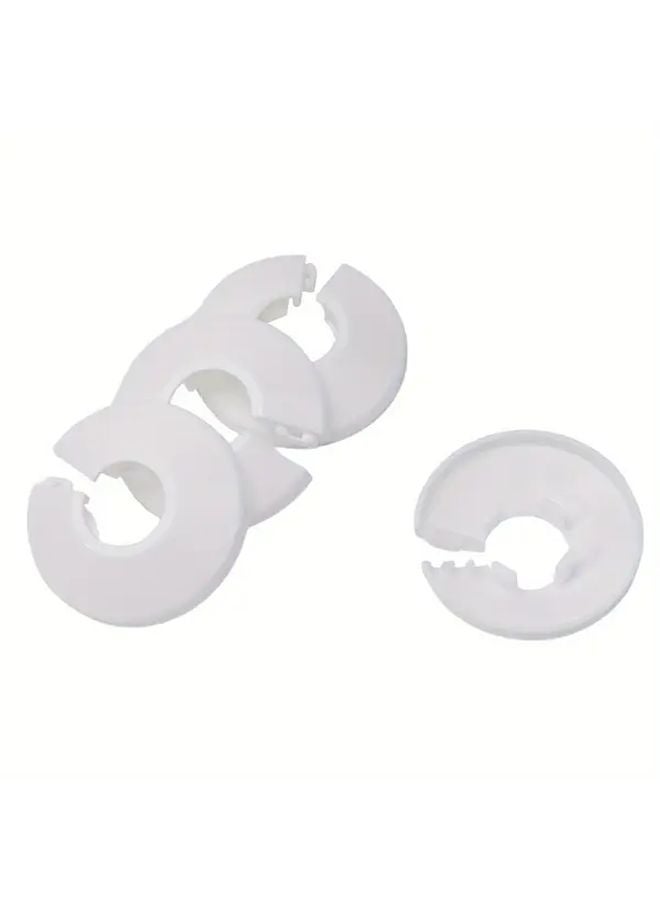 2 قطعة من أغطية أنابيب PVC المطلية بالفضة لتغطية أنابيب الدش وحوض الاستحمام والمغسلة والمرحاض - Image 2