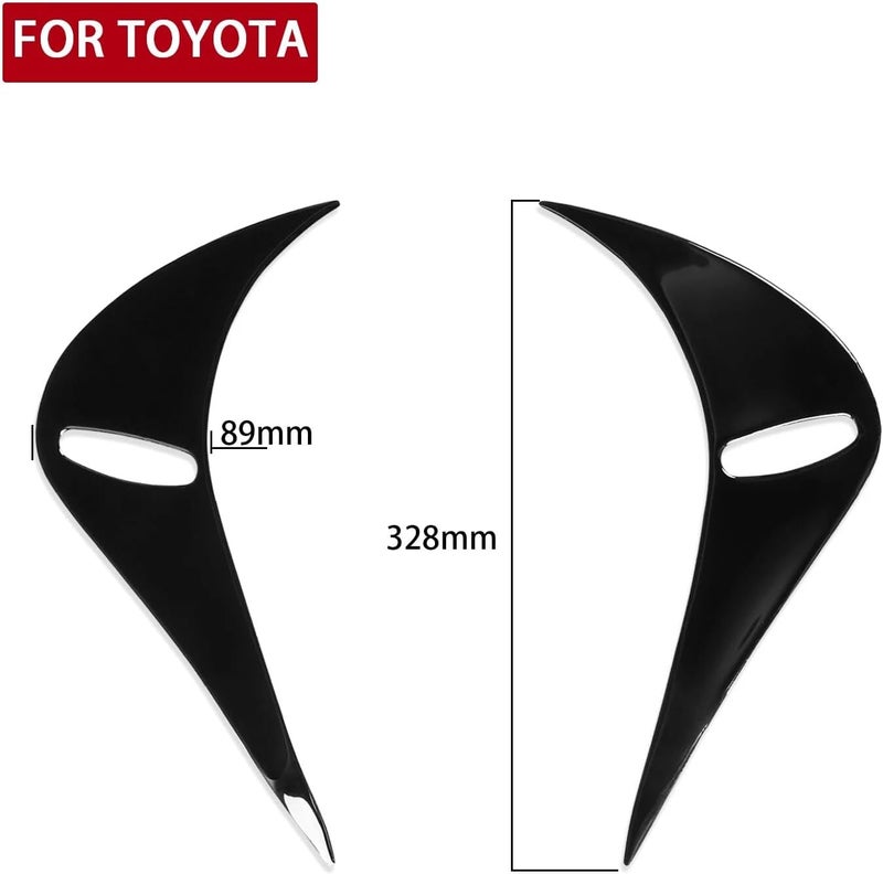 DEMULAX Gloss Black Tail Light Eyebrow Cover for Toyota GT86 - Image 3