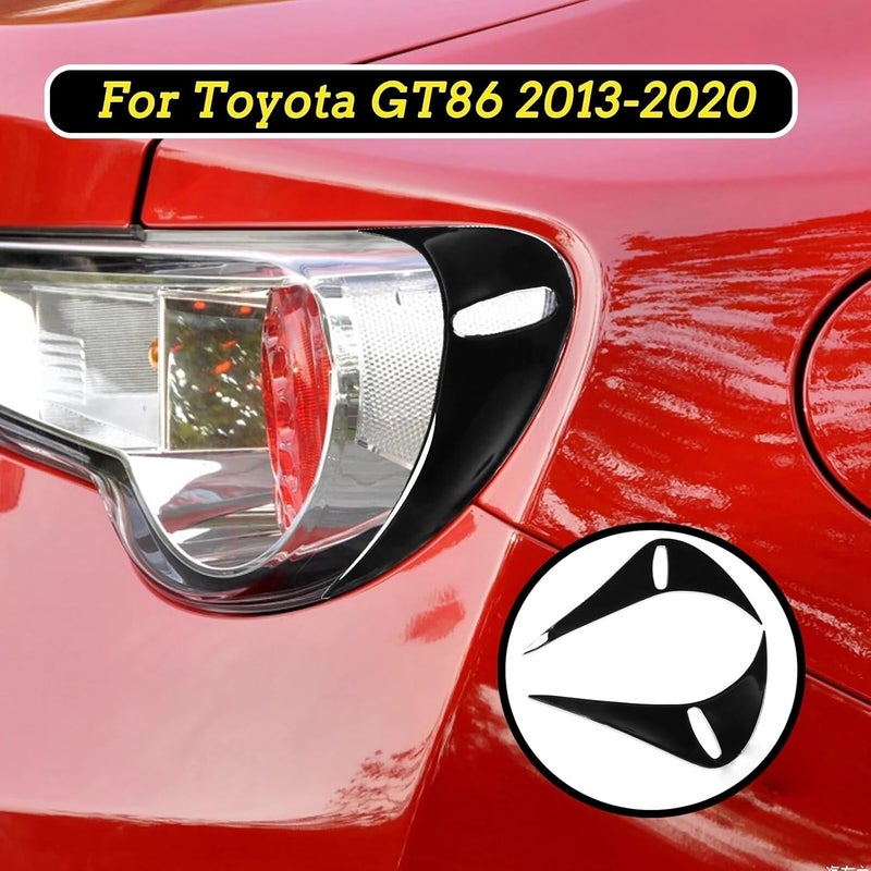 DEMULAX Gloss Black Tail Light Eyebrow Cover for Toyota GT86 - Image 5