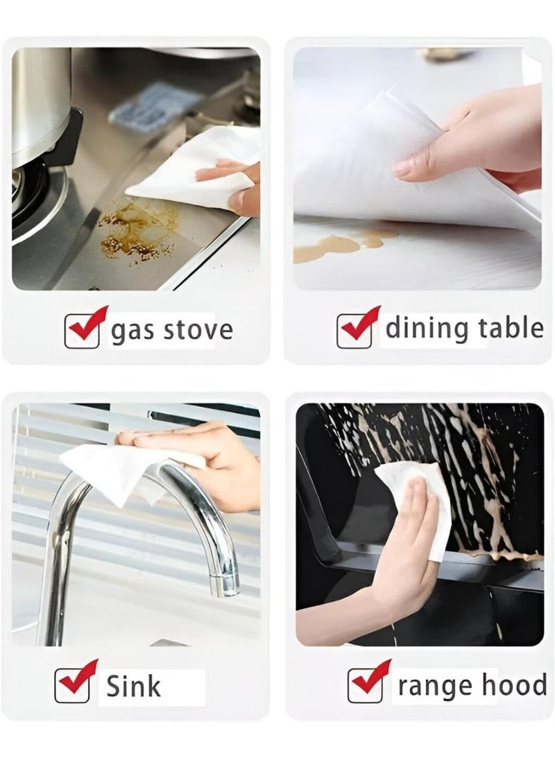 Heavy-Duty Grease Removal Wipes – Super Absorbent Kitchen Cleaning Towels for Quick Spill Control, Multi-Purpose Disposable Wipes for Daily Use – 80 Count - Image 5