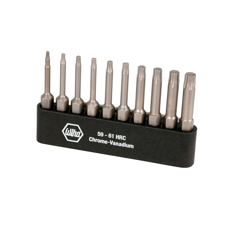 Wiha Wiha 74982 Torx Plus Power Bit Set Includes IP6IP40 with Holder 10Piece  - Image 1