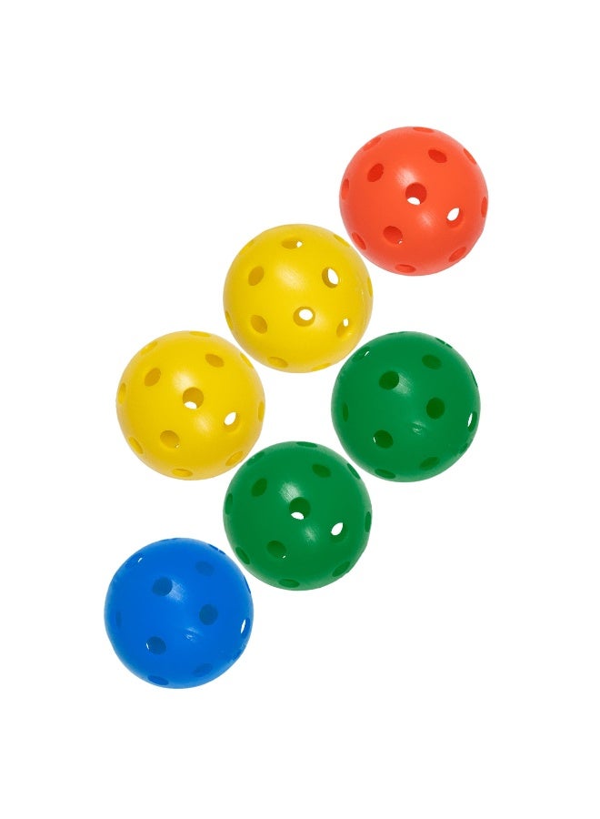 DAWSON SPORTS Airflow Practice Ball Assorted - Set Of 6 - 90Mm - Image 4