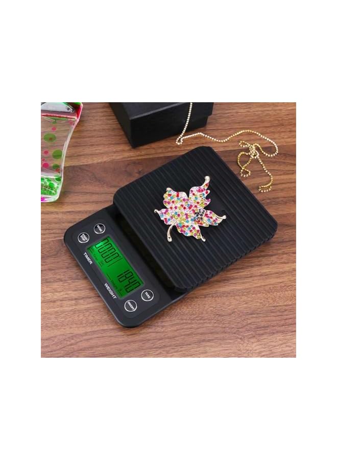 PROMASS ExactMeasure Touch-Sensitive Digital Kitchen Scale with Backlit Display and Non-Slip, Heat-Resistant Surface for Precision Cooking - Image 5