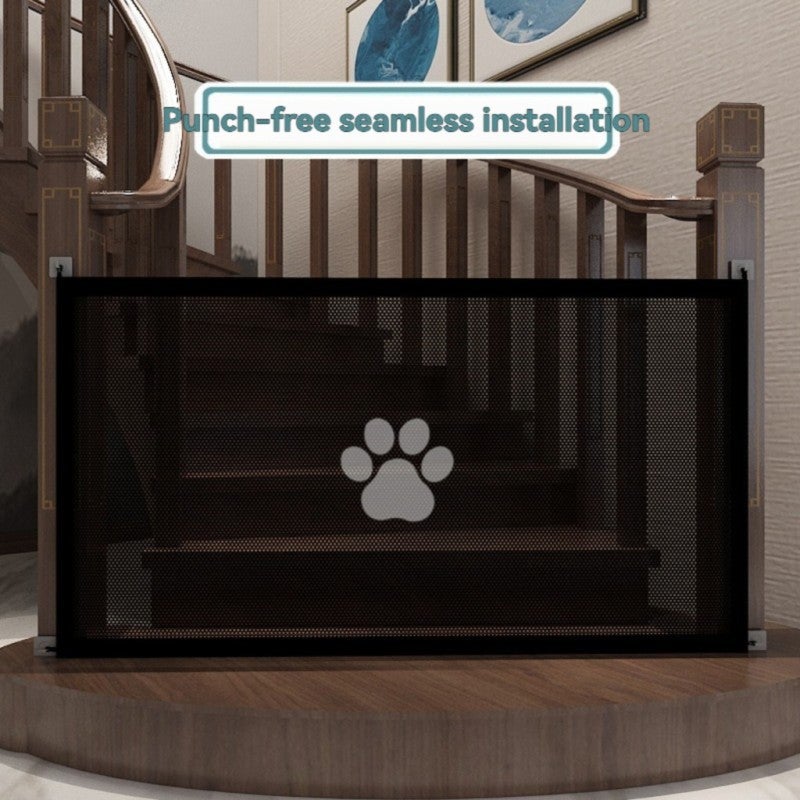 No punching pet partition fence dog isolation net portable folding dog obstacle safety net fence - Image 5
